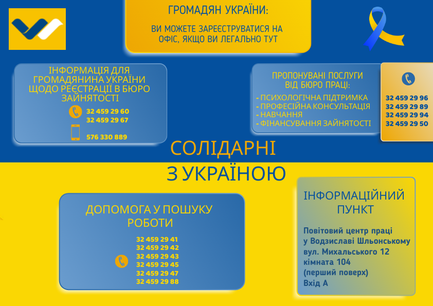 Ulotka dla obywateli Ukrainy - j.ukraiński