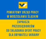 slider.alt.head Powiatowy Urząd Pracy w Wodzisławiu Śląskim zaprasza przedsiębiorców do składania ofert zatrudnienia dla obywateli Ukrainy
