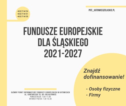 Obrazek dla: Fundusze Europejskie dla Śląskiego 2021-2027. Sprawdź możliwe dofinansowania!